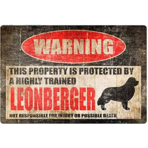 Creative Leonberger Warning Camper Truck Decal Waterproof Scratch-proof Car Sticker Fashion DIY Decoration Anti-UV Accessories