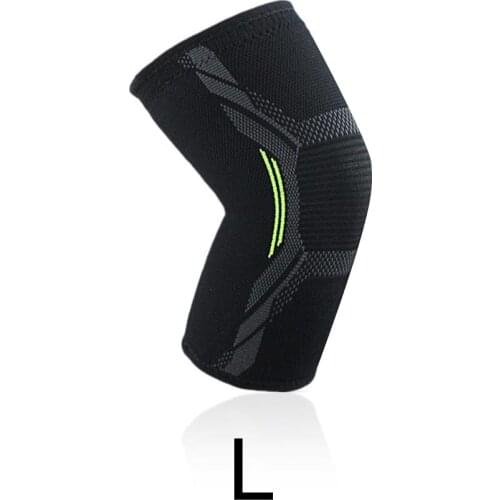 Fitness Running Cycling Knee Pads Breathable Sweat-Absorbent Silicone Anti-Slip Sport Compression Basketball Volleyball Kneepads