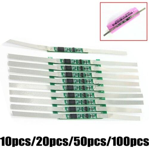 NEW 10/20/50/100pcs 3A BMS Protection Board For 1S 3.7V Li-Ion Lithium Battery IC Socket Electrical Appliances Testing Access