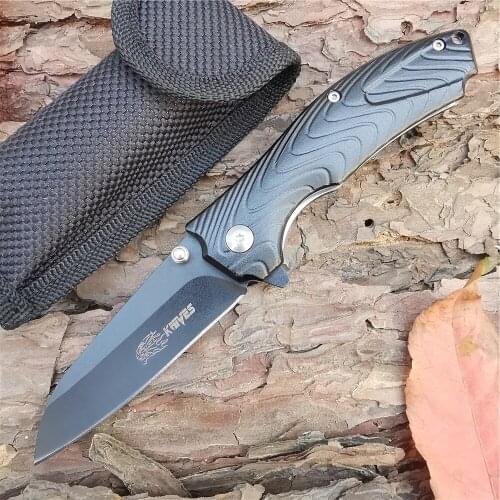Outdoor Tactical Camping Hunting Survival Pocket Quick Folding Knife 8CR13MOV Blade Utility EDC Combat Knife Tools