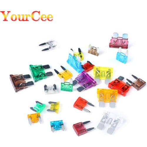 10pcs Car Blade Fuse 5A 7.5A 10A 15A 20A 30A 35A 40A Car Auto Fuses Automotive Boat Truck Standard Blade Xenon lights Car Fuse
