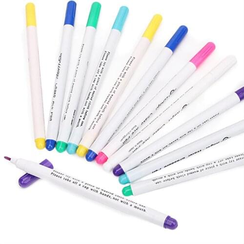 Soluble Cross Stitch Water Erasable Pens Grommet Ink Fabric Marker Marking Pens DIY Needlework Cross Stitch Point Pen Home Tool