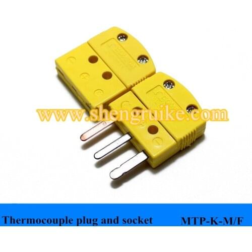 Three-legged K-type thermocouple plug and socket Pt100 thermal resistance connector