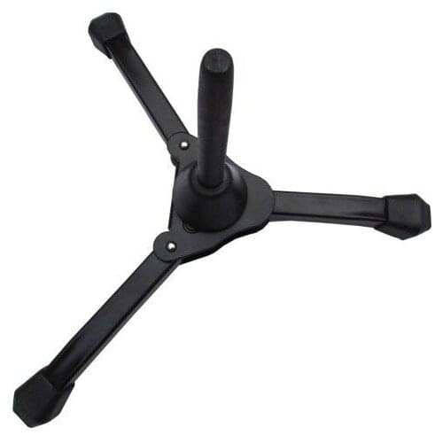 Triangle portable folding flute flute brackets show black