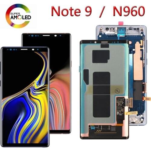 SUPER AMOLED 6.4'' LCD Screen For SAMSUNG GALAXY Note 9 Lcd Display Note9 N960F Display Touch Screen Digitizer Assembly