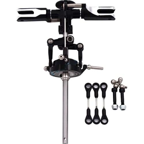 1Set RC Heli V2 Rotor Blade Head Assembly without Aileron Aluminum Wing Parts for Helicopter Align 450 Pro