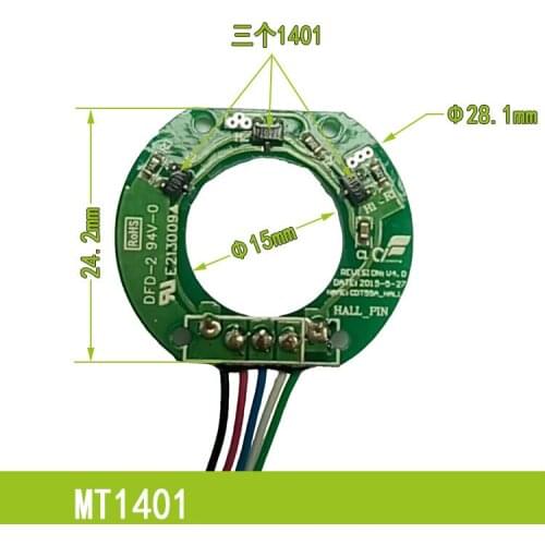 10 Pieces MT1401A Patch Hall Switch Sensor High Speed Sensorless Brush Hall Plate