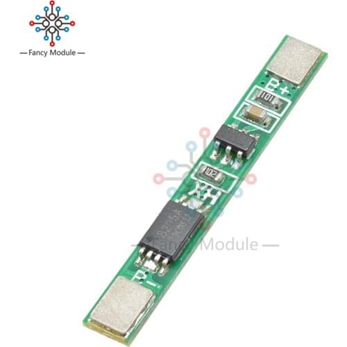 5Pcs Lithium Battery Protection Board Polymer BMS PCM PCB Over Charge Discharge Li-ion Protect Module 1S 3.7V 2.5A