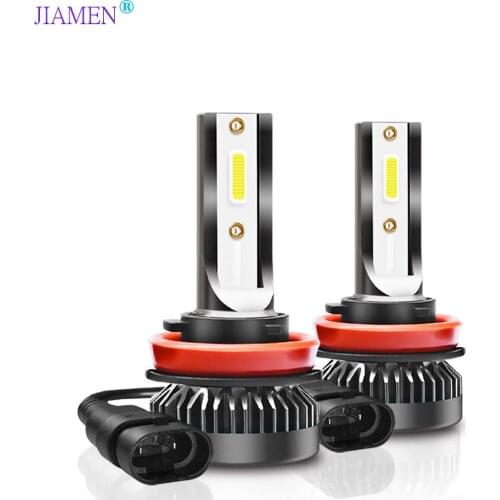 FUXUAN 2Pcs 12000LM Mini H7 LED Car Light Headlight Bulbs H4 LED H8 H1 H11 9005 HB3 9006 HB4 Auto 12V 24V LED Lamps Automobiles