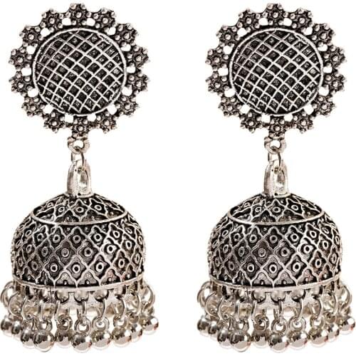 BONLAVIE Creative New Bohemian Water Drop Earrings India Thailand Alloy Circle Earrings Wholesale
