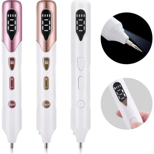 9 Level LCD Face Skin Dark Spot Remover Mole Tattoo Removal Laser Plasma Pen Machine Facial Freckle Tag Wart Removal Beauty Care