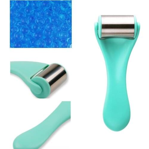 Massage Roller For Face Natural Massager Scraper Tools Roller Steel Slimming Ice Lift R Set Beauty Thin V0A3