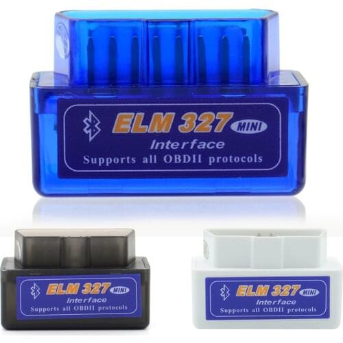 Mini ELM327 Bluetooth 2.0 Interface V2.1 OBD2 OBD 2 Auto Diagnostic-Tool Code Scanner