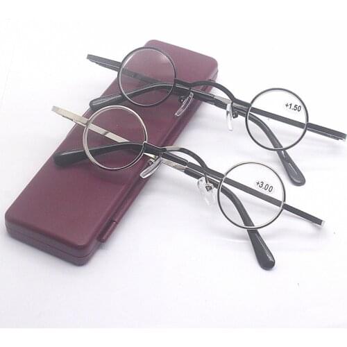 0 +1.0 +1.5 ~3.5 Retro Men Women Small Round Glasses Gaming Computer Eyewear Optical Myopia Presbyopic Unisex For Elder Gifts