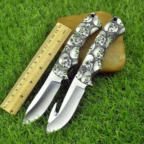 Outdoor integrated blade straight knife field self-defense carrying knife cutting rope camping EDC survival knife