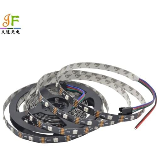 100M 20X5M SK9822 30Leds/M Addressable 5050 RGB full color flexible led pixel strip IP65 IP67 with DATA and CLOCK seperately