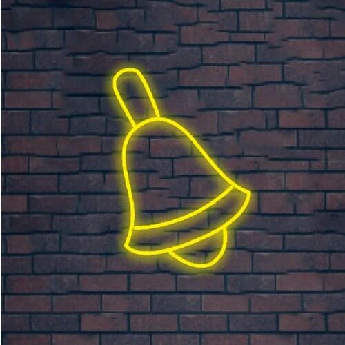Christmas gift led neon light Christmas Bell Neon sign Led Flex Neon Light Sign Board home decoration