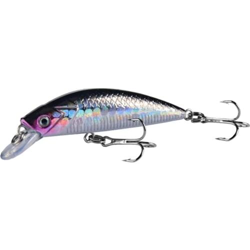 New Minnow Fishing Lure 60mm 6g Sinking Hard Bait Wobbler Jig Bait Crankbait Carp Striped bass Pesca Fishing tackle SwimBait