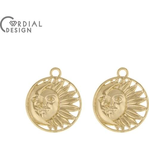 Cordial Design 100Pcs 20*23MM Jewelry Accessories/Earrings Connectors/DIY Making/Charms/Hand Made/Jewelry Findings & Components