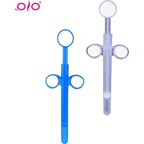 OLO Injector Anal Vagina Clean Tools Lubricant Booster Adult Products Lube Lubricant Applicator Sex Toys for Couples