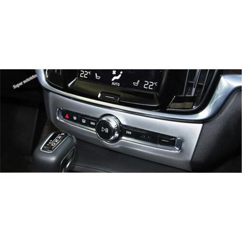 Lapetus Middle Control Air Conditioning AC Panel Cover Trim Matte Accessories Interior Fit For Volvo S90 2017 2018 2019 ABS