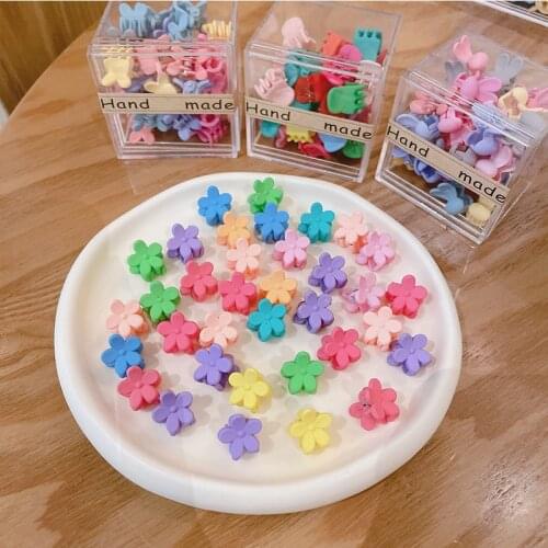 36 Pcs Assorted Color Flower Hair Clips Girls Beautiful Mini Butterfly Hair Clips Hair Accessories For Girls Women Random Color
