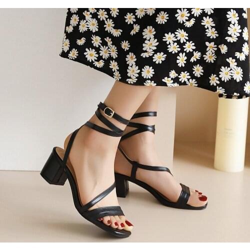Women sandals 2021 women shoes high heel fashion zapatos de mujer heels women plus size women shoes 31-52