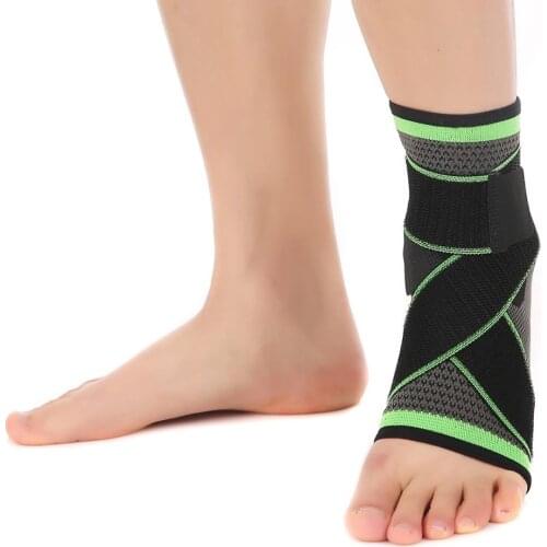 1 PCS Sport Ankle Elastic Bandage Foot Protection Gym Protectors Fitness Retainer Brace With Strap