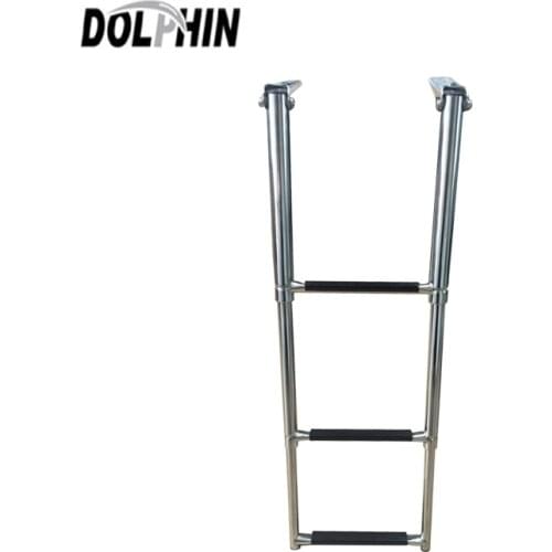 Dolphin Stainless Steel 3 Step Telescopic Boat Ladder