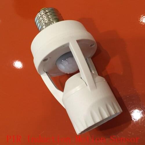 360 Degrees Detection Range E27 Base Light Control Switch infrared Motion Sensor Holder Converter Adaptor adustable AC110-220