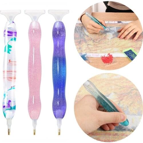 5d Point Drill Pen Resin Diamond Painting Pen Cross Stitch Drawing Embroidery Picking Tool Handmade Sewing Craft Accessories