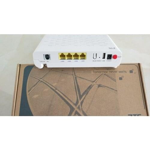 7pcs/lot ZTE F460 EPON ONT Version For FTTH and FTTB with IPv6,4 FE+1ge +1USB+WIFI,Free Shipping