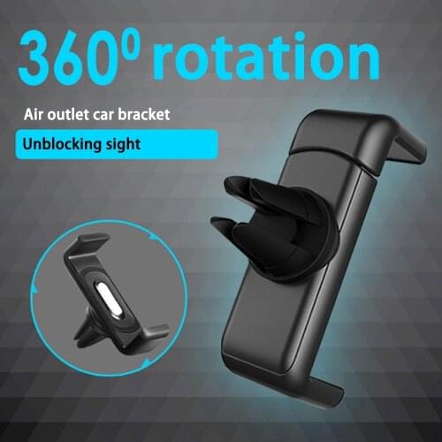 Car Air Outlet Mount Clip for Cellphone Car Phone Holder Universal Mobile Phone Holder ABS Car Mount Phone Support Car Interior