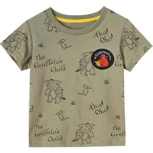 Bambino New Year 2021Tshirt for Boys Cartoon Summer Children Tops 2-7Years Little Kids Clothing Baby Costume Pure Cotton Shirt