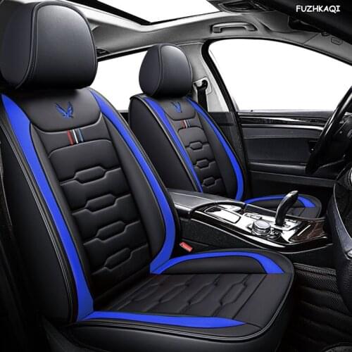FUZHKAQI leather car seat covers for volkswagen all models vw polo passat b6 b7 b8 golf 5 6 7 touran touareg tiguan car seats