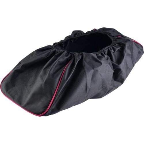 Black Oxford Cloth Waterproof Anti-Dust Elastic Hems Cord Winch Cover Fits Most Winches In 8000 To 17500 Pound Capacity Range