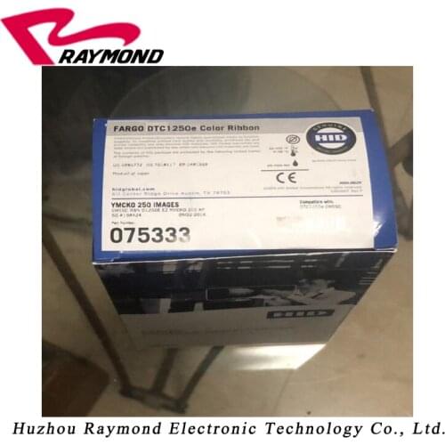 Fargo75333 Color Ribbon - YMCKO - 250 prints work on DTC1250e printer