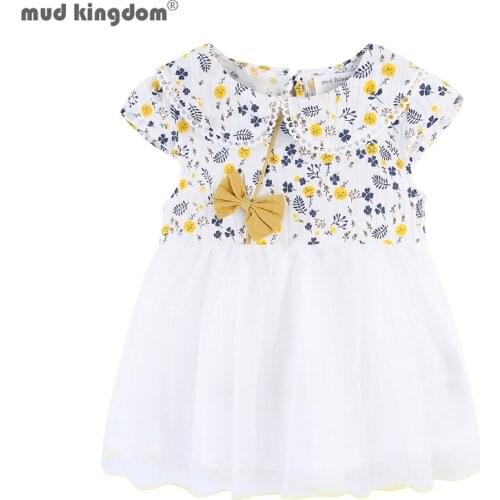 Mudkingdom Floral Baby Girl Dress Chinese Style Dress Qipao Summer for Kids Clothes Tulle Print Girls Dresses Toddler Clothing