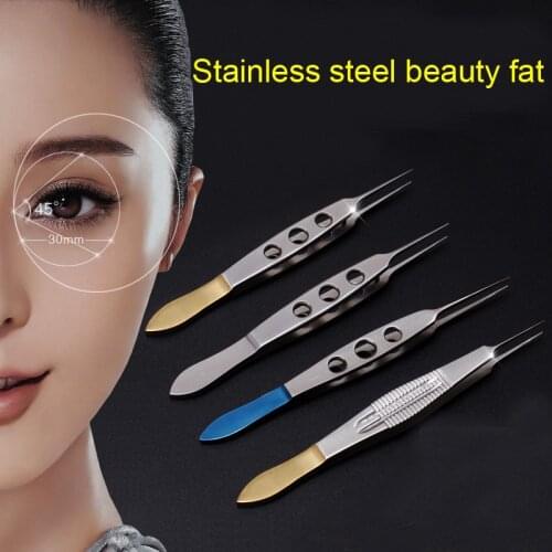 Double eyelid tools Eyelid instruments Microsurgery with teeth / platform Beauty Health MakeupMakeup Tools/Accessories Tweezer