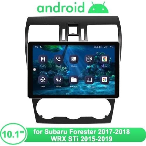 Joying Android Stereo 1 din 10.1” Car Radio With Display For Subaru Forester 2017-2018 WRX STI 2015-2019 CarPlay Car Navigator