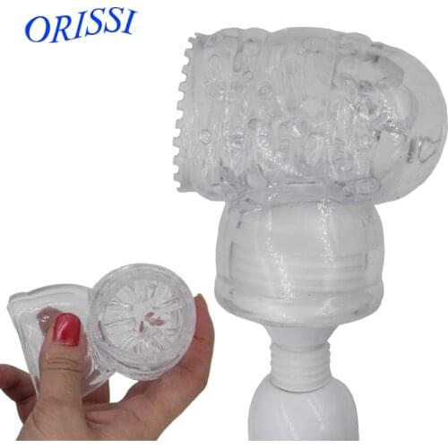 ORISSI AV Rod Vibrator Accessories Wand Attachment AV Massager Head Cap Sex Toy Kit Attachments Sex Products For Men
