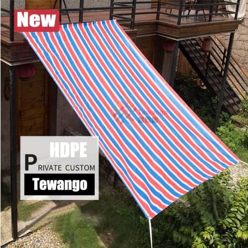 Tewango New Strip SunScreen Patio/Courtyards/Roofs Summer UV Protection Netting 180gsm HDPE Shading Sails Garden Plant Cover