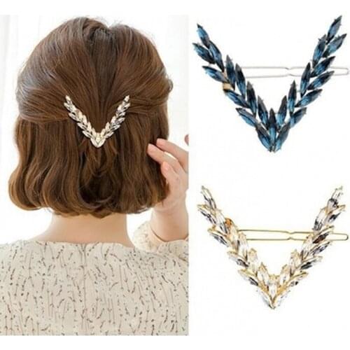 New Shining Crystal Rhinestone Luxury Hair Clip Girls Hairpin Hair Accessories Headwear Girls Fashion Gift Ornaments Hair Clips