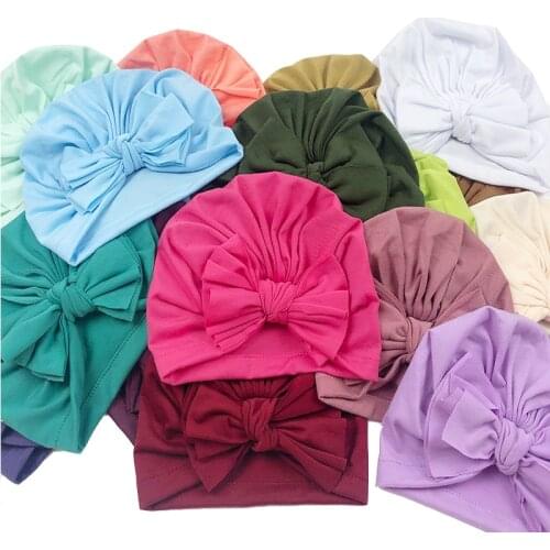 New Fashion Pleated Flower Babies' Knitted Cotton Cloth Beanie Cute Flower Baby Girl Newborn Girls photography Props Hat