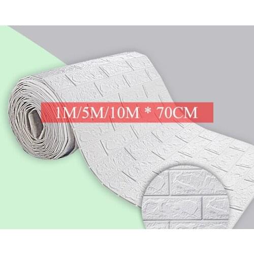 DIY Wall stickers 3D self-adhesive wallpaper Home creative TV Background foam wall brick decorative waterproof Wall Sticker