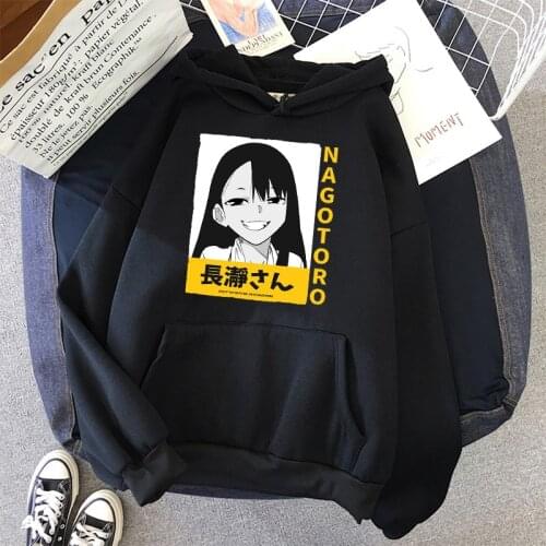 Don't Toy with Me, Miss Nagatoro Funny Manga Sweatshirt Anime Hoodie Harajuku Hoodies 2021 Nagatoro Graphic Unisex Sweatshirts