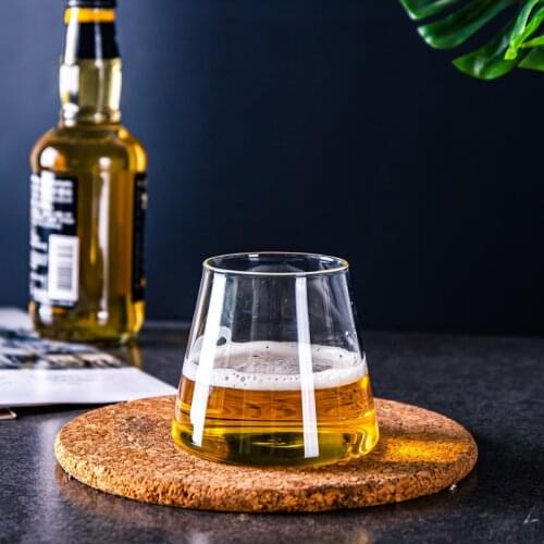 Japanese Mount Fuji Whiskey Glass Heat-Resistant Borosilicate Glass American Iced Coffee Cup Cold Drinking Glass