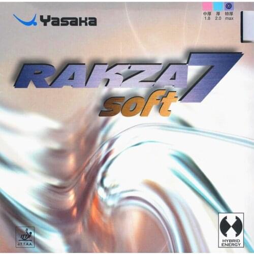 YASAKA RAKZA 7 Soft Table Tennis Rubber Control+ Loop pimples in with sponge ping pong tenis de mesa