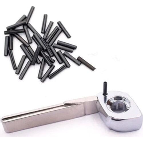 100pcs/200pcs Car key blade fixing bolt car key embryo latch remote key latch with strong steel metal
