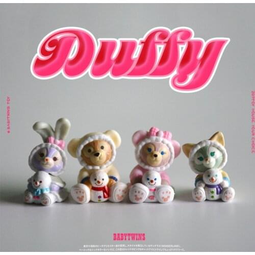 12piece/lot 2.5cm Duffy ShellieMay StellaLou hand with snow man dress up snowman very small collection figures toys